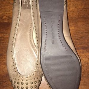 Frye Studded Ballet Flats - never worn